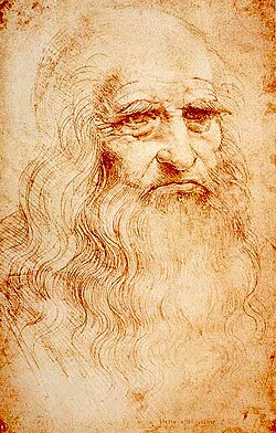 Presumed self-portrait of Leonardo da Vinci